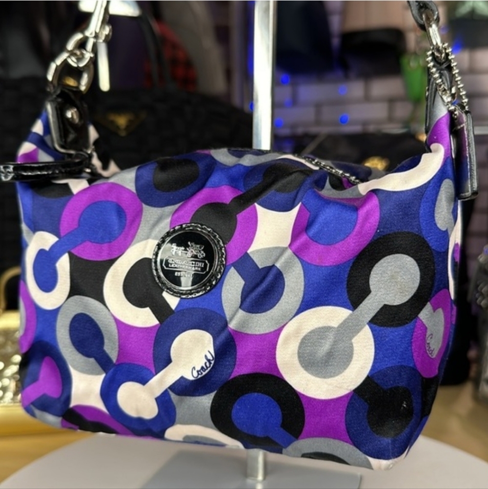 Coach Alex Opt Art Sateen Bag EUC